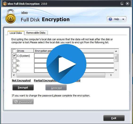 full disk encryption in windows