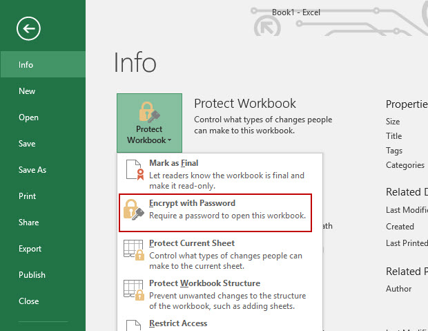 how to encrypt documents in office 365